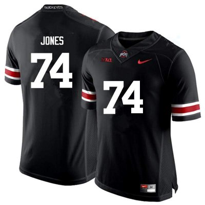 Men's Ohio State Buckeyes #74 Jamarco Jones Black Nike NCAA College Football Jersey Super Deals ATA1044EH